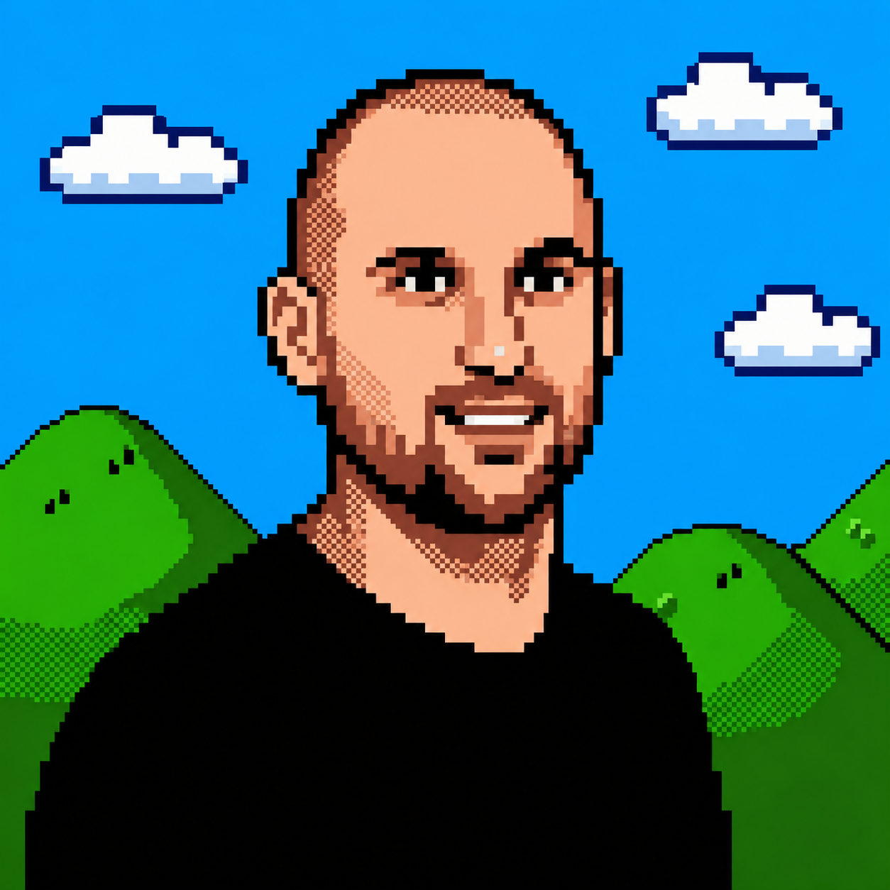 Pixelportret van Vincent Weening